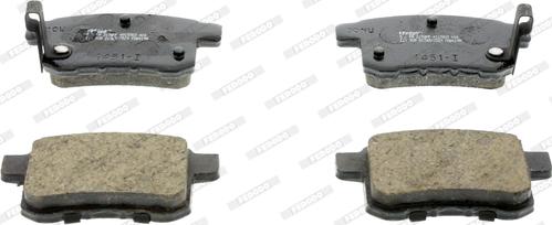 Ferodo FDB4198 - Brake Pad Set, disc brake autospares.lv