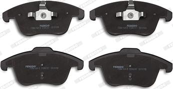 Ferodo FDB4160-D - Brake Pad Set, disc brake autospares.lv