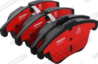 Ferodo FDB4160-S - Brake Pad Set, disc brake autospares.lv