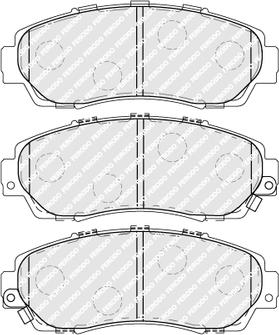 Ferodo FDB4161 - Brake Pad Set, disc brake autospares.lv