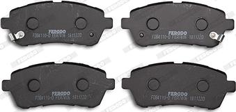 Ferodo FDB4110-D - Brake Pad Set, disc brake autospares.lv