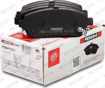 Ferodo FDB4110-D - Brake Pad Set, disc brake autospares.lv