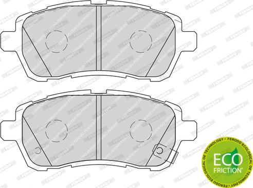 Ferodo FDB4110 - Brake Pad Set, disc brake autospares.lv