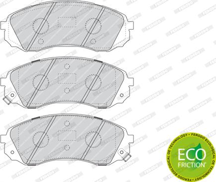 Ferodo FDB4113 - Brake Pad Set, disc brake autospares.lv