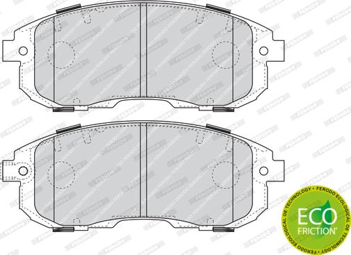 Ferodo FDB4112 - Brake Pad Set, disc brake autospares.lv