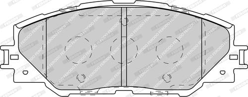 Ferodo FDB4136-D - Brake Pad Set, disc brake autospares.lv