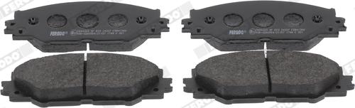 Ferodo FDB4136W - Brake Pad Set, disc brake autospares.lv