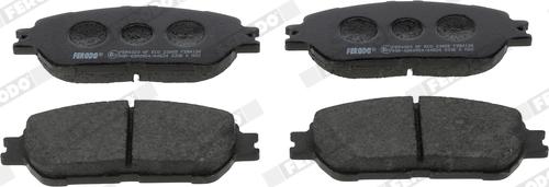 Ferodo FDB4126 - Brake Pad Set, disc brake autospares.lv