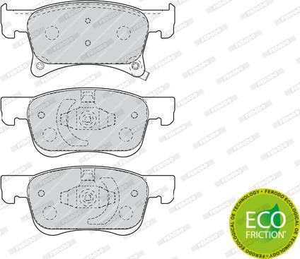 Ferodo FDB4841 - Brake Pad Set, disc brake autospares.lv