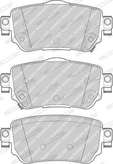 Ferodo FDB4842-D - Brake Pad Set, disc brake autospares.lv