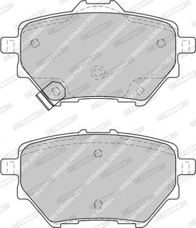 Ferodo FDB4811-D - Brake Pad Set, disc brake autospares.lv