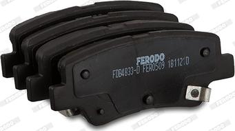 Ferodo FDB4833-D - Brake Pad Set, disc brake autospares.lv