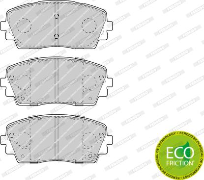 Ferodo FDB4825 - Brake Pad Set, disc brake autospares.lv