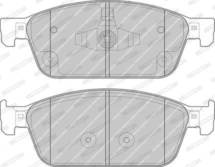 Ferodo FDB4820-D - Brake Pad Set, disc brake autospares.lv