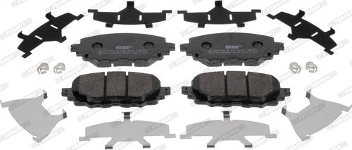 Ferodo FDB4873 - Brake Pad Set, disc brake autospares.lv