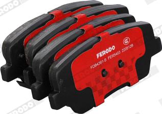 Ferodo FDB4391-S - Brake Pad Set, disc brake autospares.lv