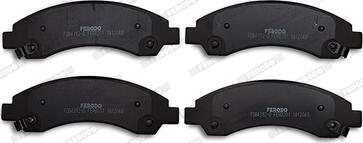 Ferodo FDB4392-D - Brake Pad Set, disc brake autospares.lv