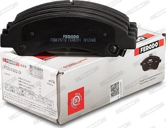 Ferodo FDB4392-D - Brake Pad Set, disc brake autospares.lv