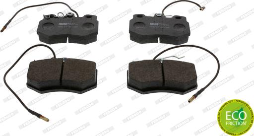 Ferodo FDB434 - Brake Pad Set, disc brake autospares.lv