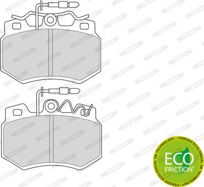 Ferodo FDB434 - Brake Pad Set, disc brake autospares.lv