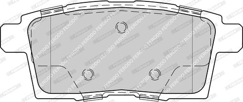 Ferodo FDB4366-D - Brake Pad Set, disc brake autospares.lv