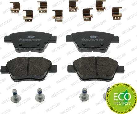 Ferodo FDB4316 - Brake Pad Set, disc brake autospares.lv