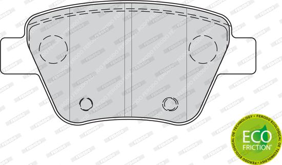 Ferodo FDB4316 - Brake Pad Set, disc brake autospares.lv