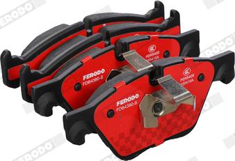 Ferodo FDB4380-S - Brake Pad Set, disc brake autospares.lv