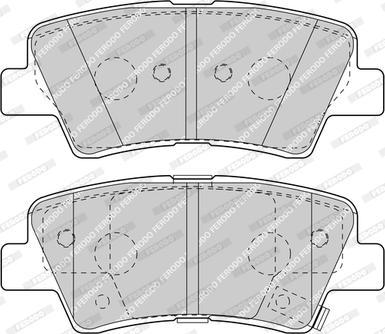 Ferodo FDB4387-D - Brake Pad Set, disc brake autospares.lv