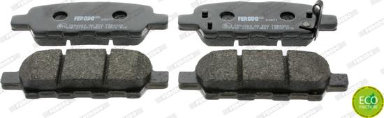 Ferodo FDB4324 - Brake Pad Set, disc brake autospares.lv