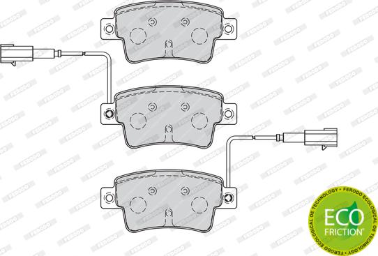 Ferodo FDB4325 - Brake Pad Set, disc brake autospares.lv