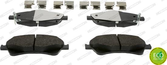 Ferodo FDB4326 - Brake Pad Set, disc brake autospares.lv