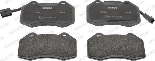 Ferodo FDB4320 - Brake Pad Set, disc brake autospares.lv