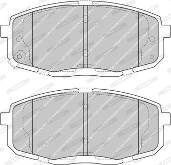 Ferodo FDB4242-D - Brake Pad Set, disc brake autospares.lv