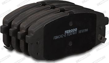 Ferodo FDB4242-D - Brake Pad Set, disc brake autospares.lv