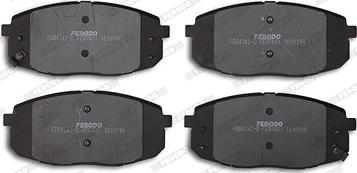 Ferodo FDB4242-D - Brake Pad Set, disc brake autospares.lv