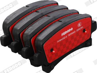 Ferodo FDB4252-S - Brake Pad Set, disc brake autospares.lv