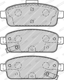 Ferodo FDB4265-D - Brake Pad Set, disc brake autospares.lv