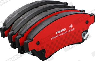 Ferodo FDB4262-S - Brake Pad Set, disc brake autospares.lv