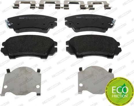 Ferodo FDB4208 - Brake Pad Set, disc brake autospares.lv