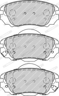 Ferodo FDB4207-D - Brake Pad Set, disc brake autospares.lv