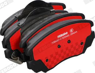 Ferodo FDB4207-S - Brake Pad Set, disc brake autospares.lv