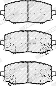 Ferodo FDB4234 - Brake Pad Set, disc brake autospares.lv