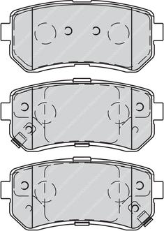 Ferodo FDB4235G - Brake Pad Set, disc brake autospares.lv