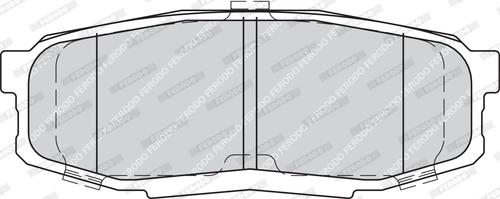 Ferodo FDB4230 - Brake Pad Set, disc brake autospares.lv