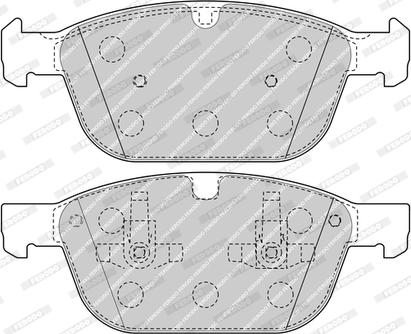 Ferodo FDB4238-D - Brake Pad Set, disc brake autospares.lv