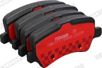 Ferodo FDB4237-S - Brake Pad Set, disc brake autospares.lv