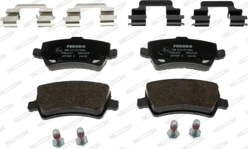 Ferodo FDB4237 - Brake Pad Set, disc brake autospares.lv