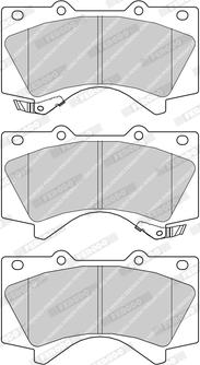 Ferodo FDB4229-D - Brake Pad Set, disc brake autospares.lv