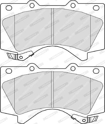 Ferodo FDB4229 - Brake Pad Set, disc brake autospares.lv